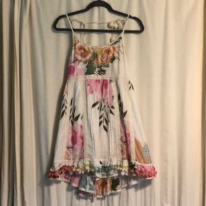 Colorful floral summer dress